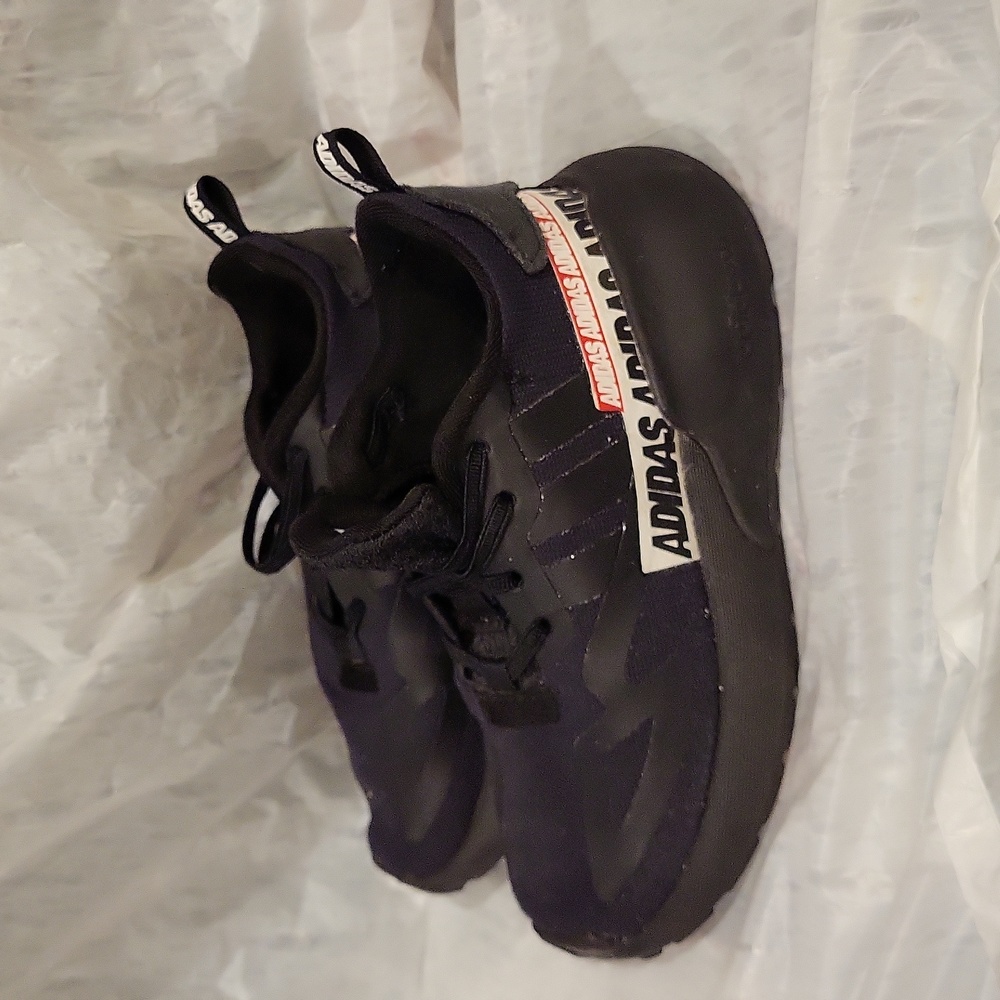 Adidas ZX 2K Boost Tape Core Black Tennis Shoes Toddler 8 - Picture 1 of 8